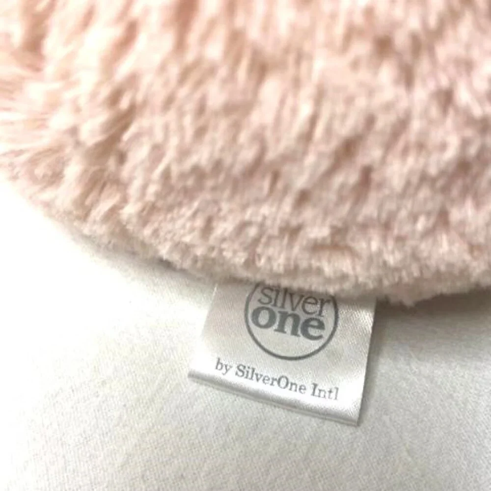 Silver One Pink Owl Bird Bear Stuffed Animal Plush‎ Toy